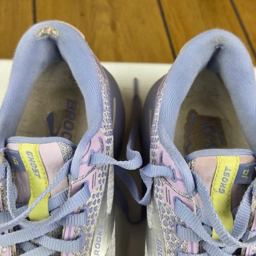 Brooks Ghost 14 Womens Running Shoes Purple Lavender 1203561B566 Size 6.5 B